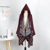 Retro Pattern Shawl Women'S Outdoor Travel Four Seasons Cardigan Air-Conditioned Room With Warm Cape