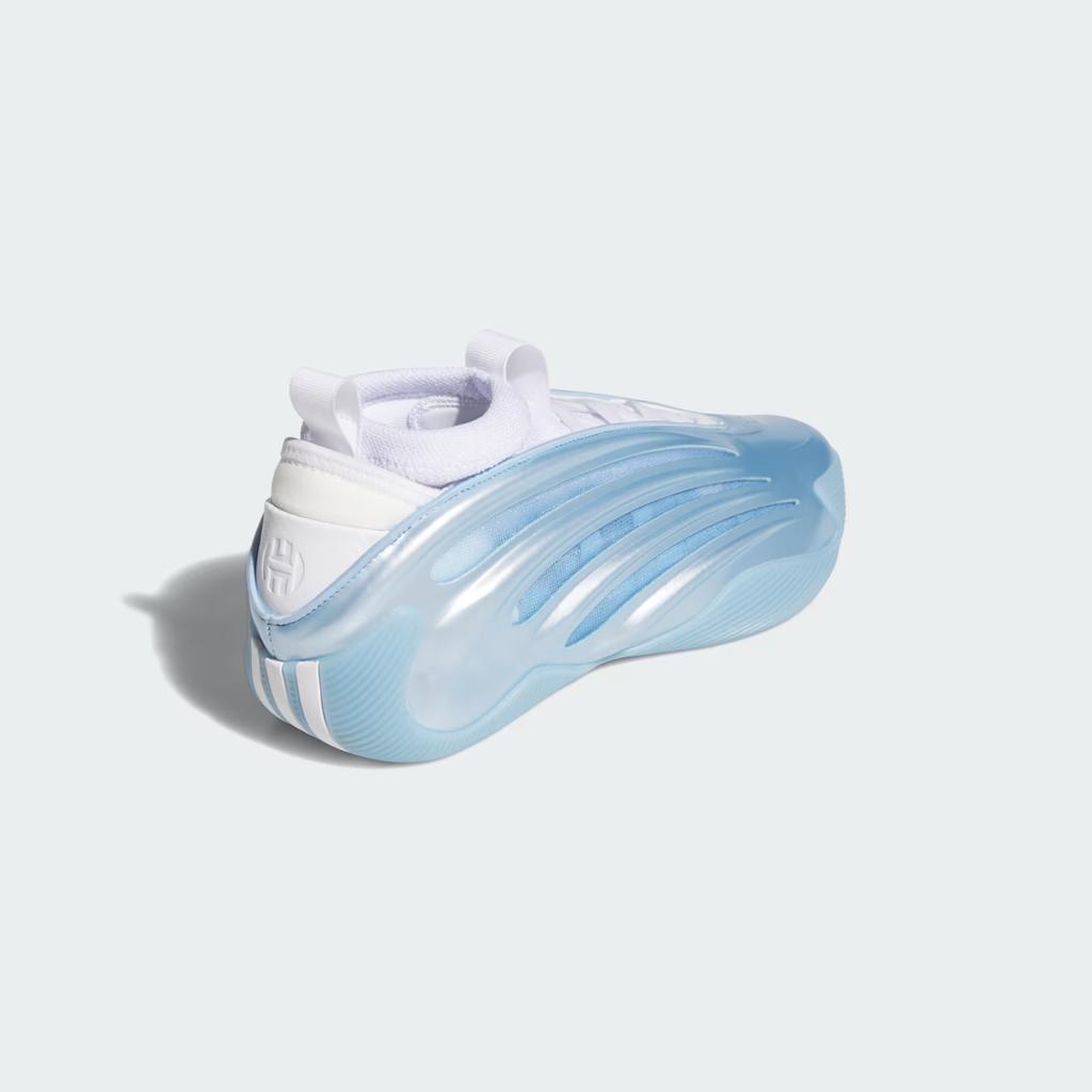 JH6482 adidas Harden Vol.9 Glow Blue Cloud White Core Black (Men's)
