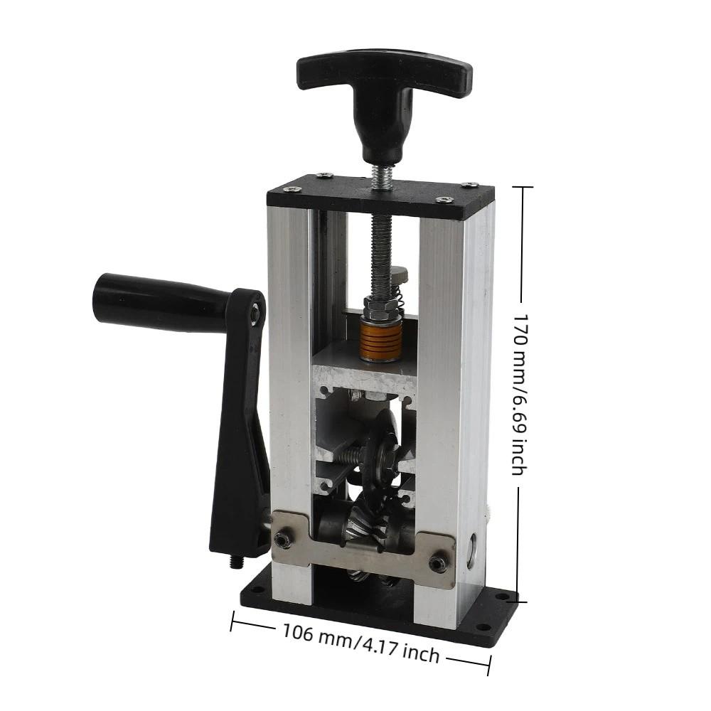 Aluminum Alloy Manual Wire Stripper Machine Efficient Hand Crank Hand Crank Wire Stripper Drill Powered Wire Stripper