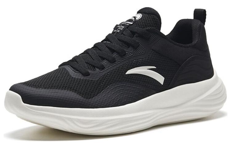 Men's Sneakers Anta Comfortable Slip Resistant Abrasion Resistant Low Top Training Shoes Men's Black White