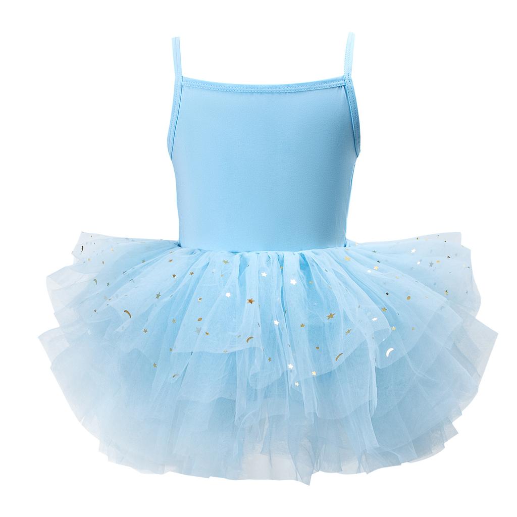 Girls Dress Sleeveless Leotard for Toddlers