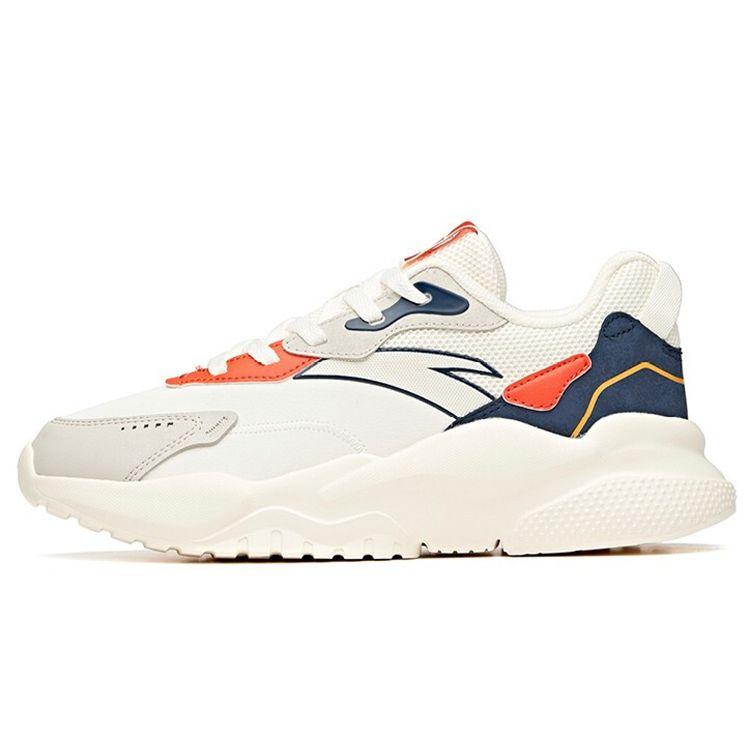 

Anta Lifestyle Series Non-Slip Wear-Resistant Low-Top Casual Shoes Men sneakers White Gray Blue 112118845-5 44.5