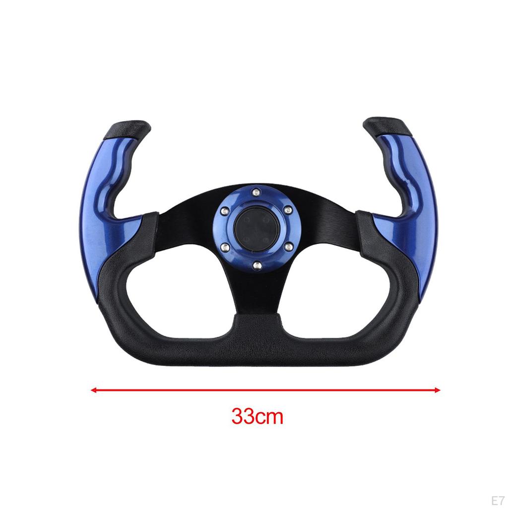 Car Steering Wheel 13inch High Performance Aluminum Alloy Comfortable Grip Auto Interior Accessories