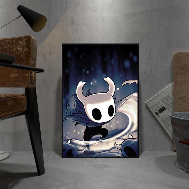 Video Games Hollow Knight Classic Anime Print Posters For Living Gaming Room Canvas Painting Art Home Wall Decor Pictures Gift