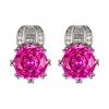 Accessories Jewelry Earrings Earrings Rose Cut Parra Green Rose Red Women'S Fresh Premium Light Luxury