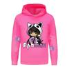 Anime APHMAU Hoodie Kids Cartoon Jumper Boys Long Sleeve Coats Baby Girls Hooded Sweatshirts Children Pullover Sweater