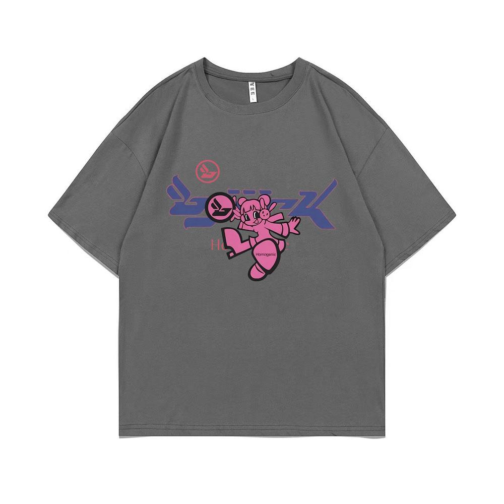 Bjork Homogenic Fly Girl Grafikdruck T-Shirt Herren Lässig Reine Baumwolle O-Ausschnitt T-Shirt Männer Frauen Mode Vintage Übergroße T-Shirts