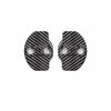Carbon Fiber Door Buckle Protection Cover Trim 2PCS For Tesla Model X 2016-