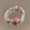 Cartoon Resin Frog Bracelet Korean Style Cute Bead Bracelet Retro Ceramic Fish Bracelet  Gift