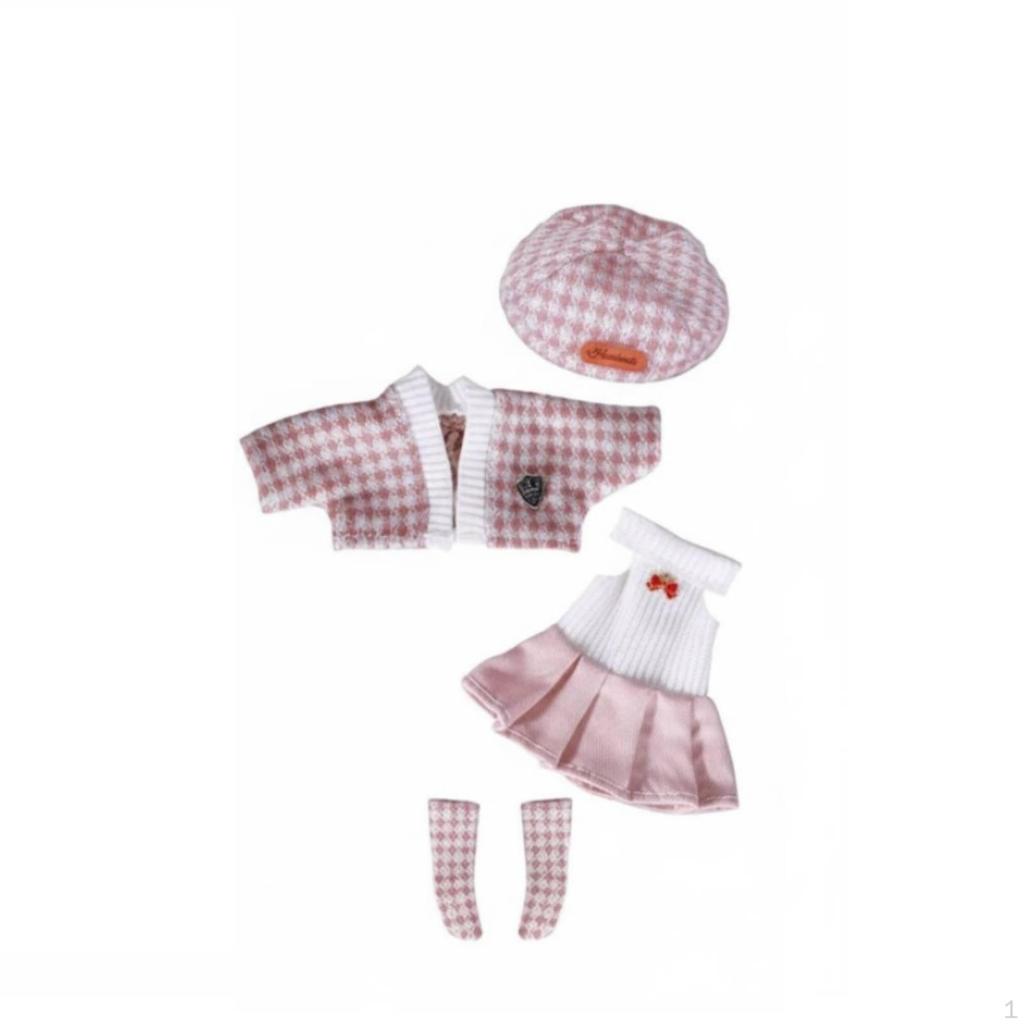 BJD Doll Outfit Detailed Accessories Clothes Set and Match 16cm for Hobbyists,