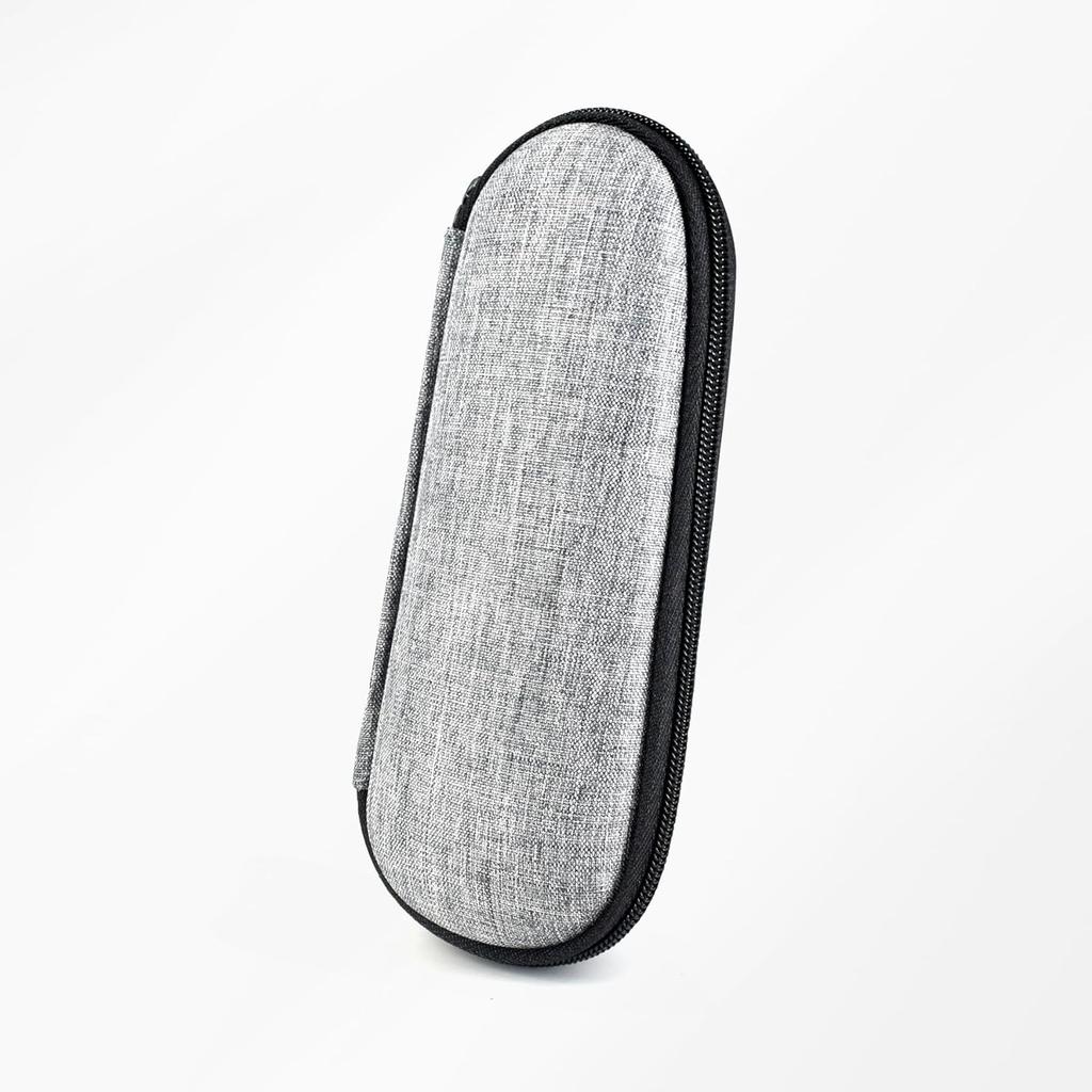 For Gillette Fusion5 Razor Case,EVA Waterproof Shockproof Razor Storage Bag Travel Carrying Shaver Case for Gillette Fusion5 Razor (Grey)