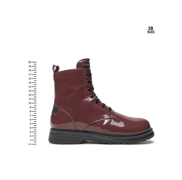 Ботильоны Tommy Hilfiger T4A5-33588-0775356 бордового цвета