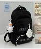 Schoolbag Korean version contrasting color splicing backpack 1011 new fashion and light travel backpack casual tooling style school bag