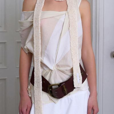 UNDERCONTROL STUDIO CROCHET Line MUFFLER / OATMEAL