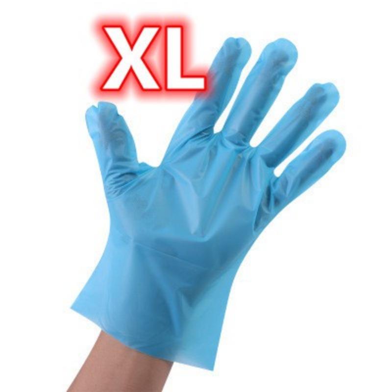 

5 пар одноразовых перчаток из ТПЭ без латекса - SML XL 5par-blue - XL