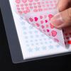 80 Fächer Leeres Nagelsticker-Organizer-Buch Doppelseitige Nutzung Große Kapazität Nagellsticker-Aufbewahrungsbox Nagellsticker Fotoalbum