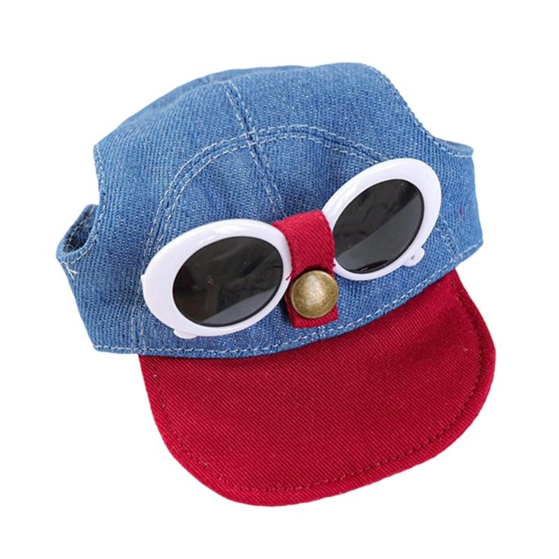 Comfortable Wide Brimmed Sun Hat For Pet Headgear Outdoor Summer Headgear Breathable Hat
