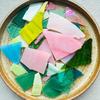 100g/Lot Mosaic Tiles Stained Glass Mosaic DIY Handmade Coaster Mosaic Puzzle Making Art Wall Decoration Supplies Color Arte 917