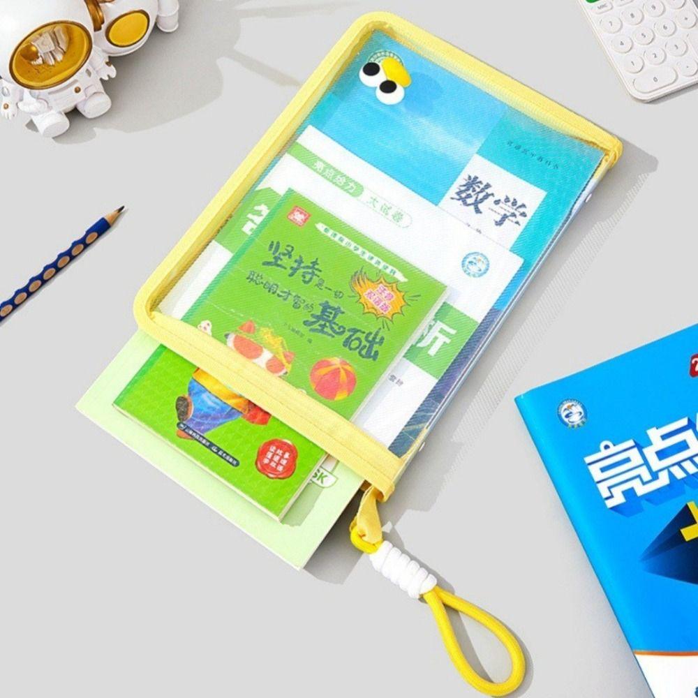 Built-in Clip Board Test Paper Storage Bag Multifunctional File Folder Bag  Homework