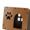 Cat Scratcher Lounge Corrugated Cardboard Two Floors of Space Used for Cats Multifunctional