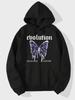 Evolution Print Hooded Sweatshirt Hoodie Soft And Breathable Short Sleeve Perfect for Daily Wear Outdoor Activities Travel And Cas