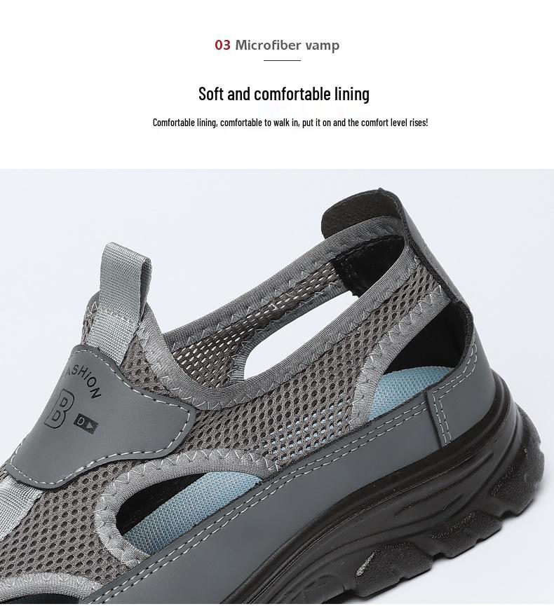 Men's Summer Sandals: Lightweight Outdoor Beach and Hiking Water Shoes