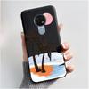 Coque Mignonne Pour Nokia 6.2 / Nokia 7.2 Fundas Capa Coque Imprimée Coque de Protection Silicone Souple Dessin Animé Coque Noire