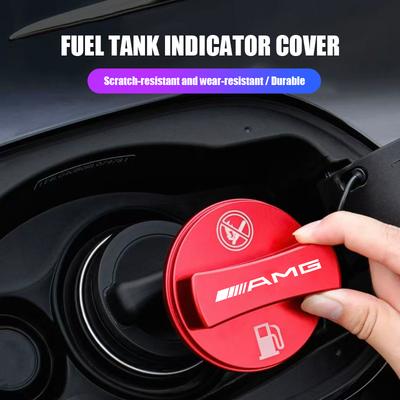 For Mercedes Benz AMG A B C E G CLA W211 W203 W204 C260 E300 Car Fuel Tank Cap Cover Frosted Aluminum Alloy Lid Auto Accessories EE11
