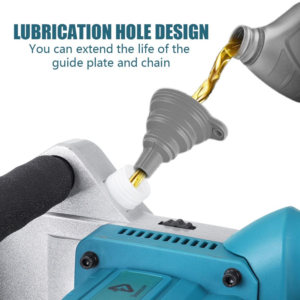 588vf 16 Inches Electric Chain Saw Electric Brushless Motor Woodworking Chain Cordless Saw for Battery  2500W