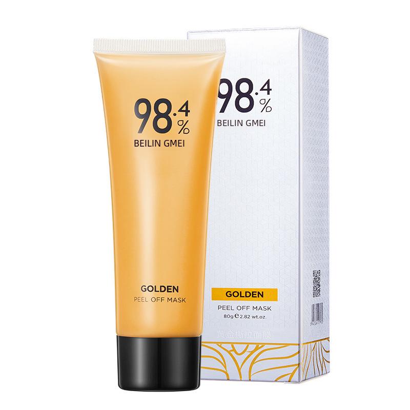 Benefici della Maschera Peel-Off all'Oro 24k: Struccante Esfoliante Punti Neri per Pulizia Profonda e Cura del Viso.