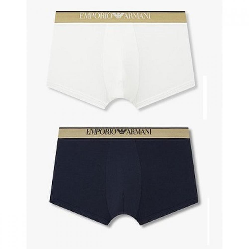 

Emporio Armani Men S Golden Logo Banding Cotton Druez 2Set M(100)