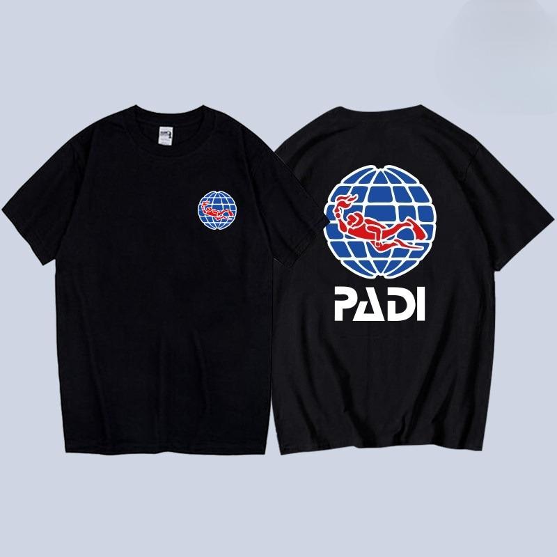 CMAS World Underwater Association PADI Diving Instructor Association Maglietta Unisex Abbigliamento e Donna Estate 2026 Nuova Maglietta