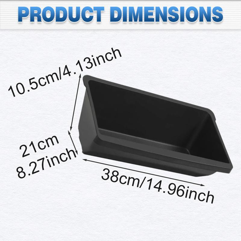 Front Under Seat Storage Box For Tesla Model Y Juniper 2025-2026 Under Seat Organizer Bin Backseat Bag Trash Tray Accessories