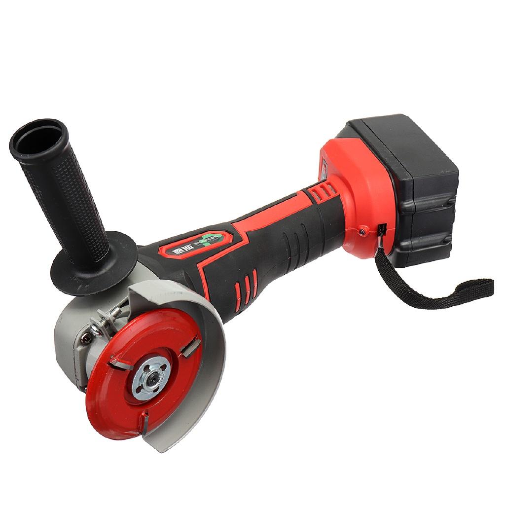 90mm Diameter 16mm Bore Power Wood Carving Disc Angle Grinder Attachment Three-tooth Milling Cutter Red