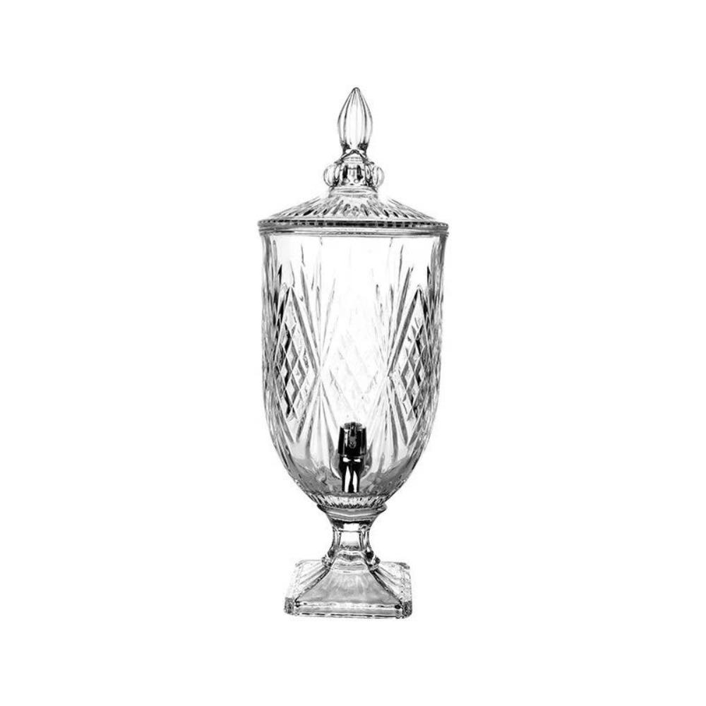 Klares Glas Wasserkaraffe Große Kapazität Eisteekrug Robuster Saftkrug Heimdekoration