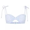 Jack Wills Womens/Ladies Floral Lettuce Hem Bikini Top