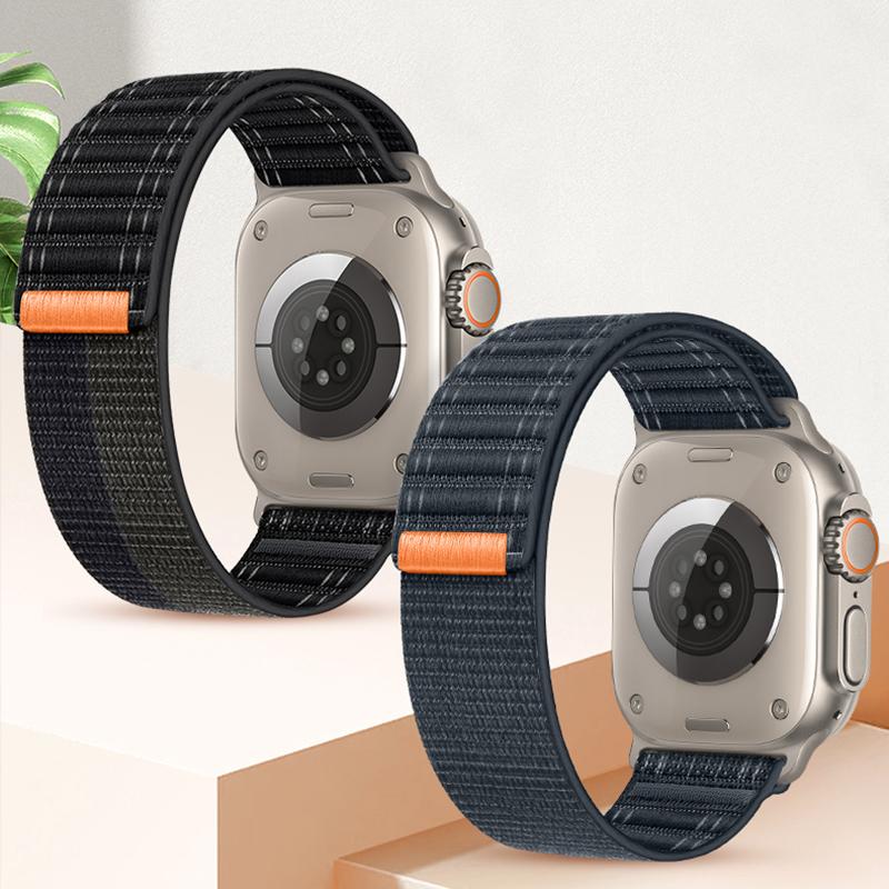 Nylon Strap for Apple Watch Series 10 9 8 7 6 5 SE 2 44mm 45mm 42mm 38 40mm 41mm Watchband For iWatch Ultra 2 Bracelet