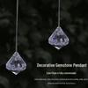 DIY Acrylic Beaded Jewelry Accessories: Transparent Cone Pendant for Door, Window, or Bead Curtains