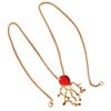 High-End Ocean-Inspired Coral Necklace for Girls - Versatile, Fashionable Red Accessory