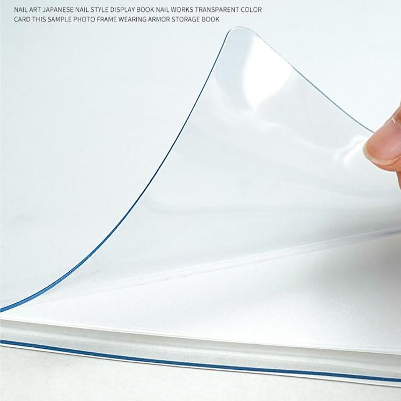 Nail Art Collection Album Nail Storage Clip Nail Display Board Minimalist Album Nail Storage Booklet With 4 Loose Pages