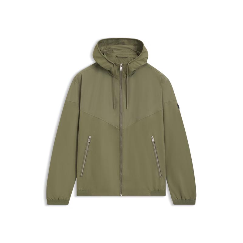 BOSS Men's Washable Poplin Hooded Jacket