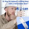 AT21-Hinge Filler Plates Door Hinge Filler Plates Door Edge Filler Plates Door Hinge Shims Silver