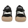 Baby Canvas Walking Shoes Cartoon Animal Lace Up Anti Slip Breathable Infant Walking Sneakers Black Black 22