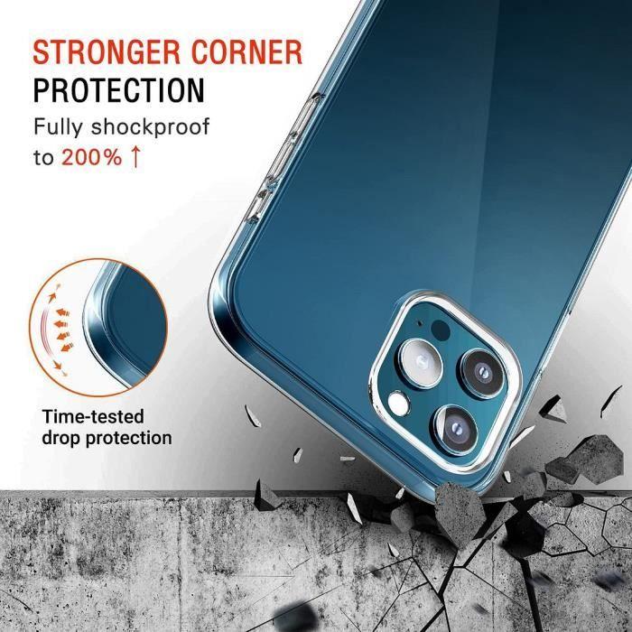 Coque Silicone - Non spécifié - iPhone 13 mini - Ultra slim - Transparent - 2 Verres Trempés