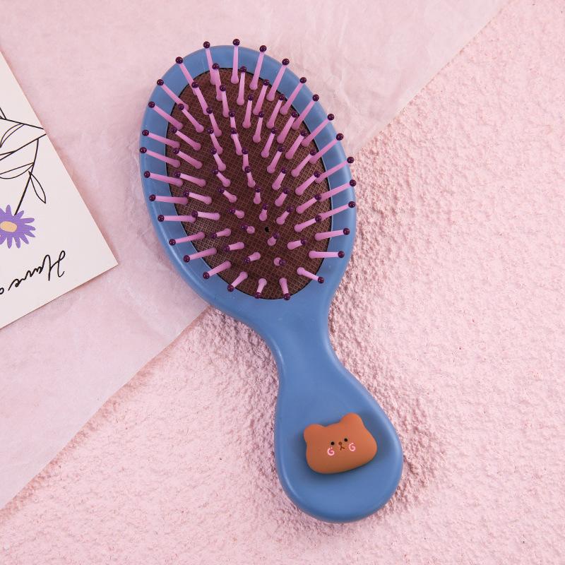 Mini pieptene de păr pentru copii Ins Simplicity Masaj de culoare uni Com pentru păr pentru mamă și copii Perii portabile mici de călătorie pentru îngrijirea părului