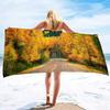 Mystery Forest Beach Towel Tree Bath Towel For Travel Sport Gym Spa Yoga Kitchen Hand Towels Microfiber Quick Dry Swimming Cover