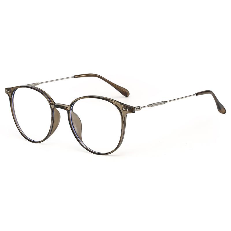 Retro color-changing glasses flat glasses anti-blue glasses tr glasses frame plain myopia glasses frame