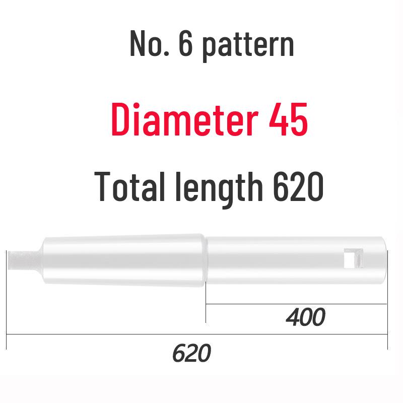 Morse Taper No. 6 Boring Bar, Diameter 30-80, Total Length Options 420-720