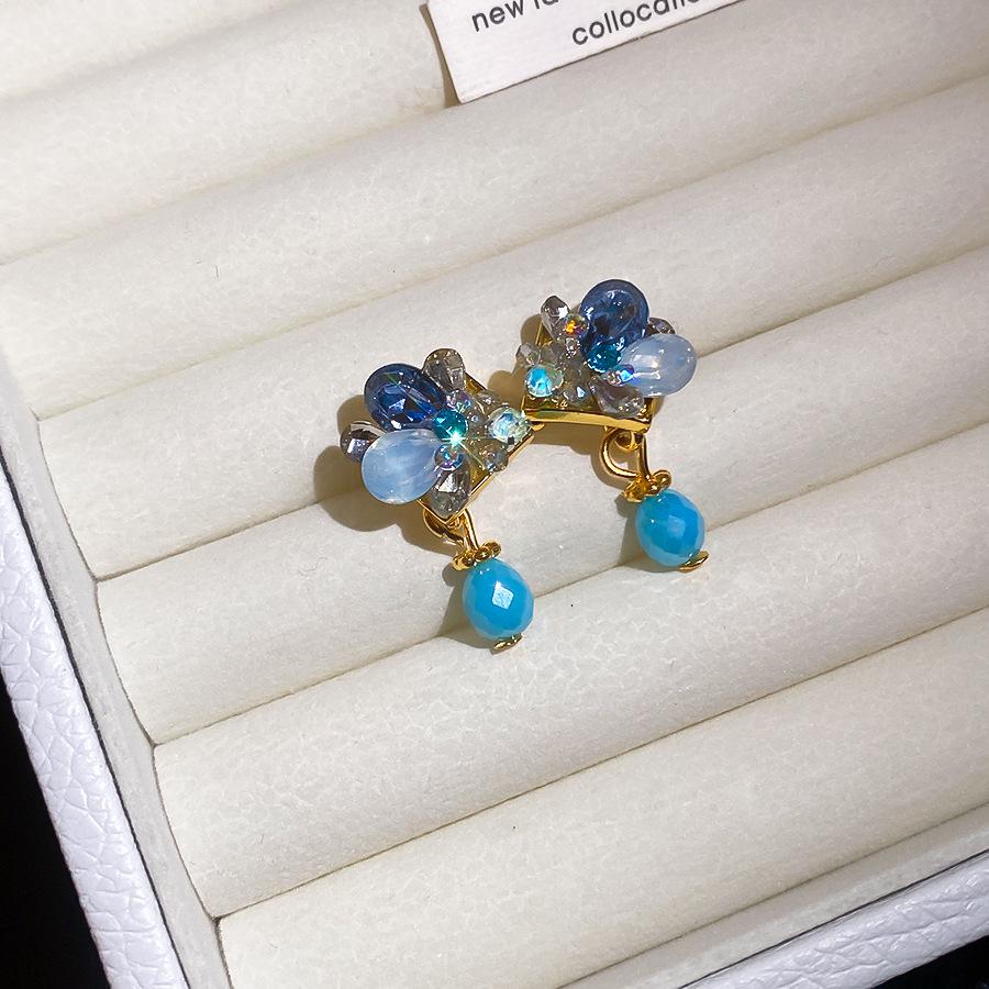 Colorful Flower Ear Cuff: Summer Dopamine, Versatile, Fashionable, Light Luxury Feel