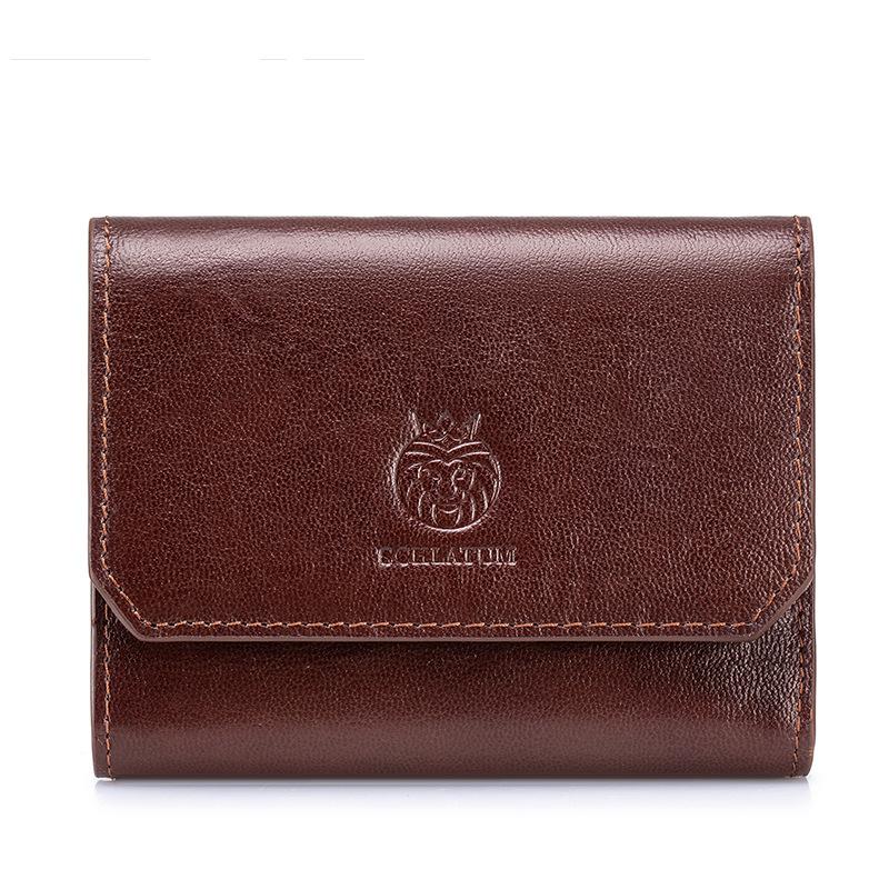 Anti-theft, 30% Off Wallet for Men, Short Genuine Leather Bag, Retro Men's Wallet